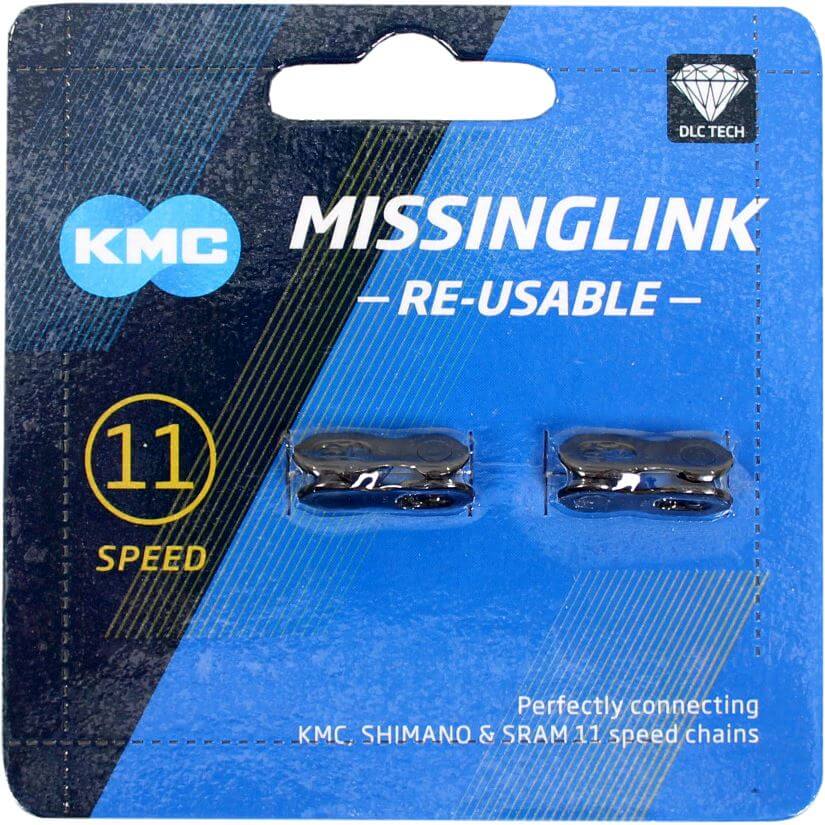 KMC Missinglink 11 DLC - 5.65mm - ZwartkMC - Bicycle chain connector