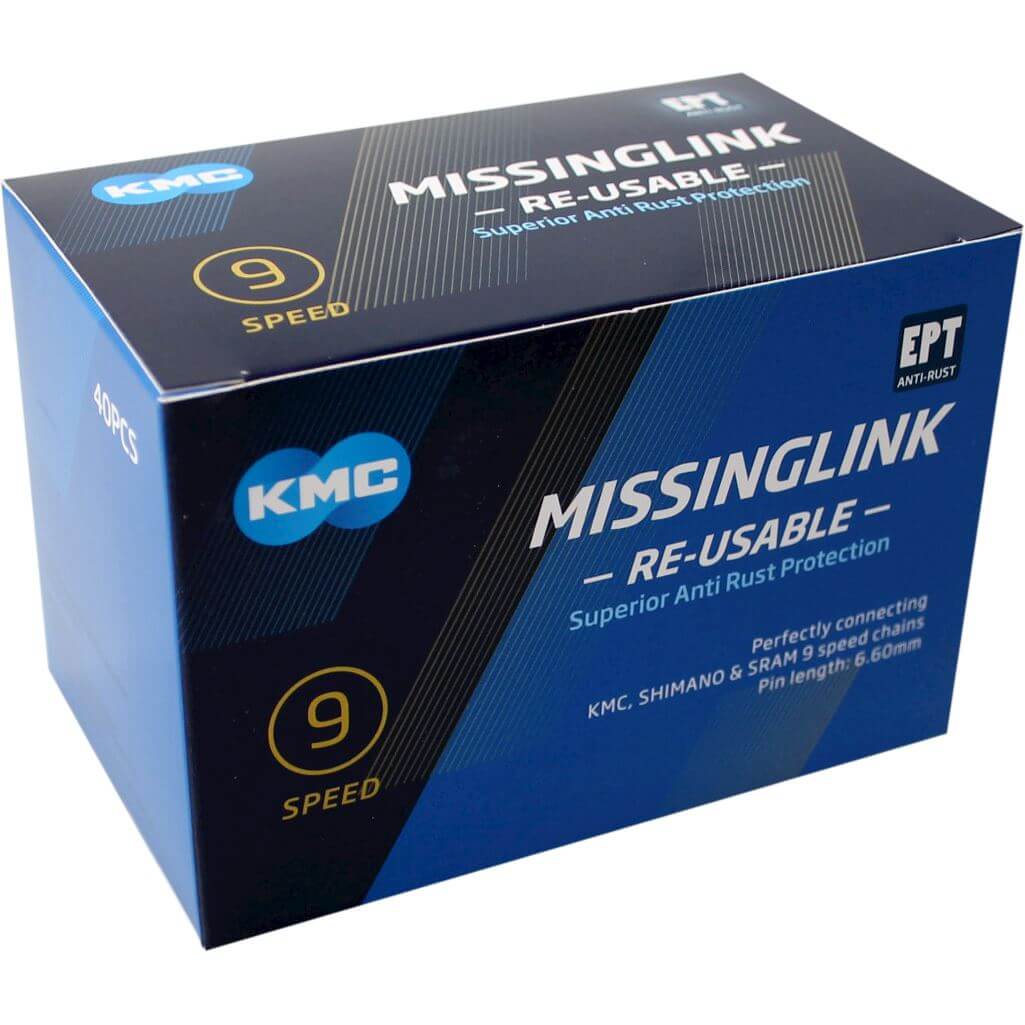 KMC Missing Link X 9R - Silver Box - EPT - 9 -Hastighet - 40 stycken