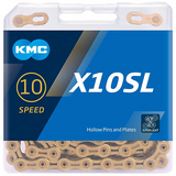 KMC X10SL-Ti-N Gold Super Light 114links (5.88mm)