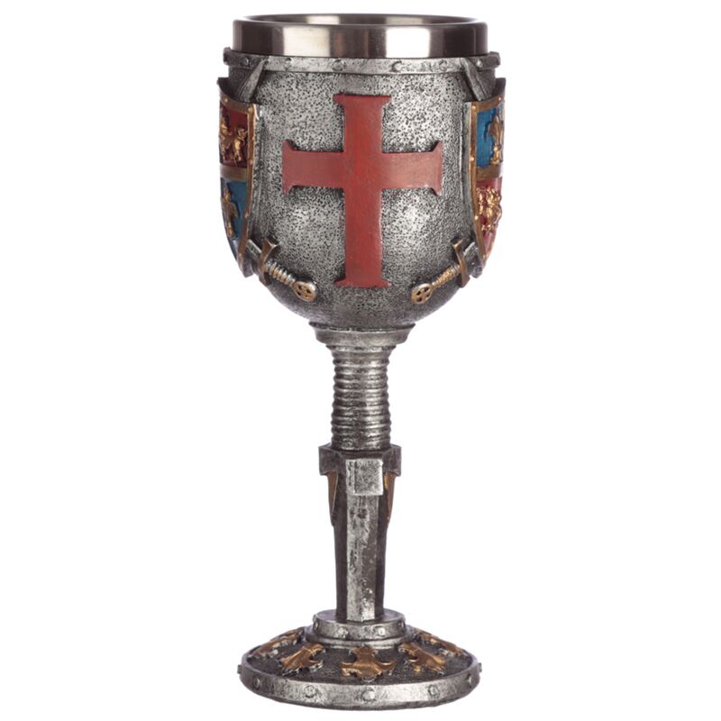 Medieval coat of arms sword decorative chalice
