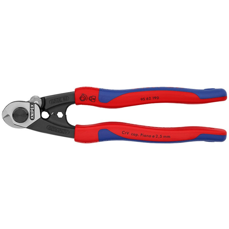 Knipex Steel Wire Scissors med monteringskrok 95 62 190