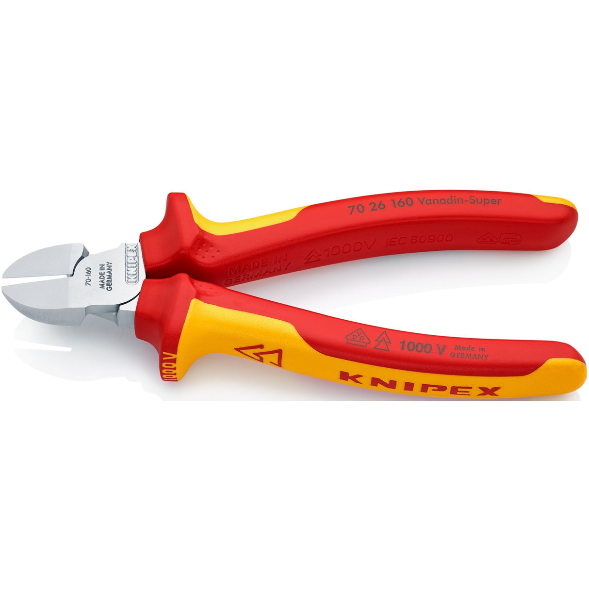 Knipex zijsnijtang 70 26 160