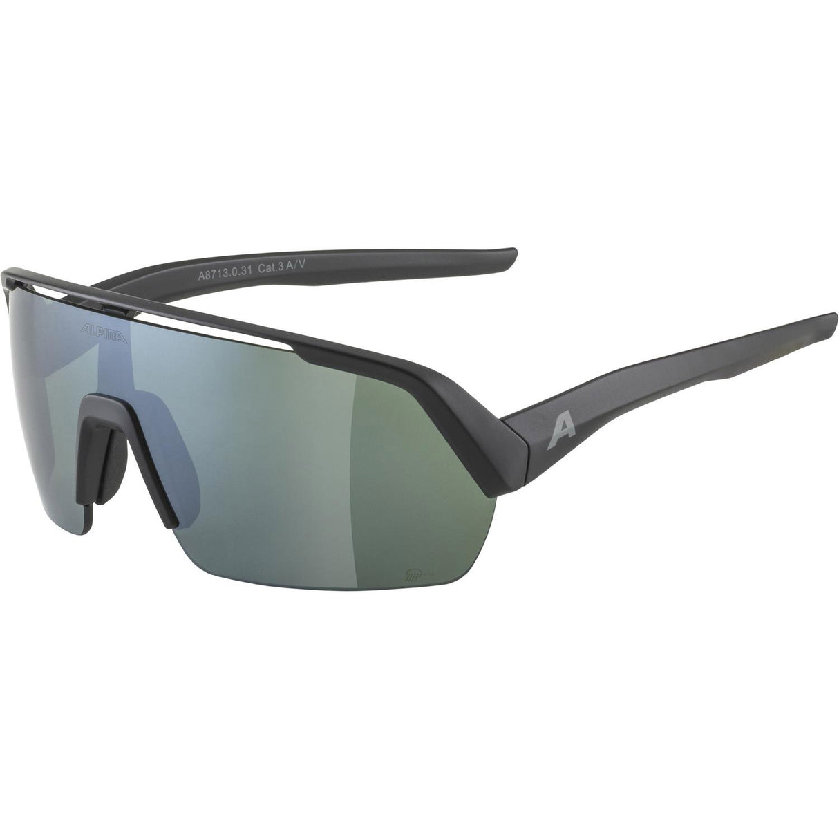 Ropa deportiva olímpica alpina gafas deportivas turbo-hr q-lite negro