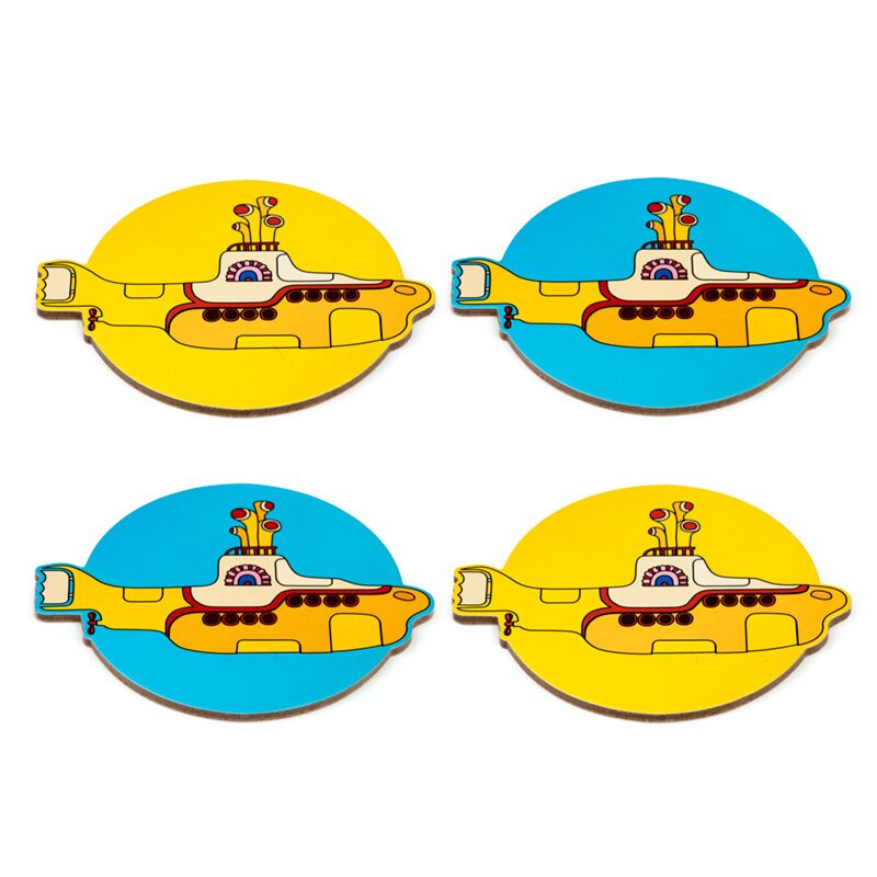 The Beatles Yellow Submarine Set 4 podstawki