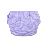 Leopard | purple washable swim diaper