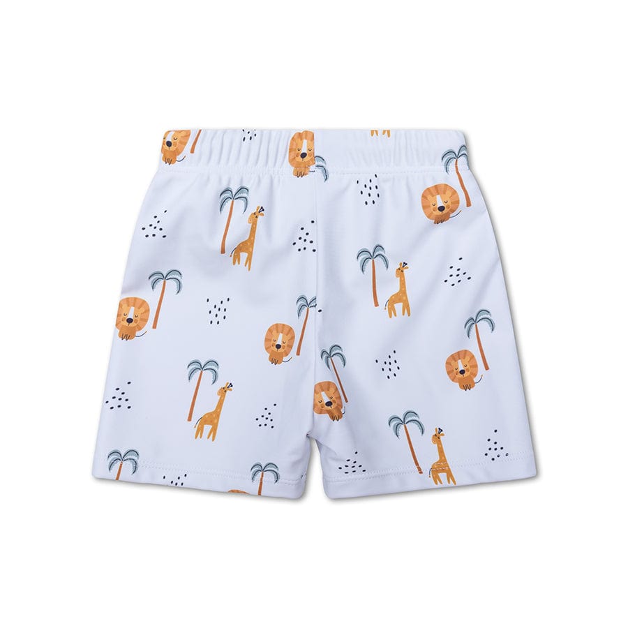 Jungle | multi-colored UV swimming trunks for boys