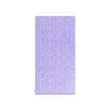 Leopardo | Toalla de algodón de lila 135 x 65 cm