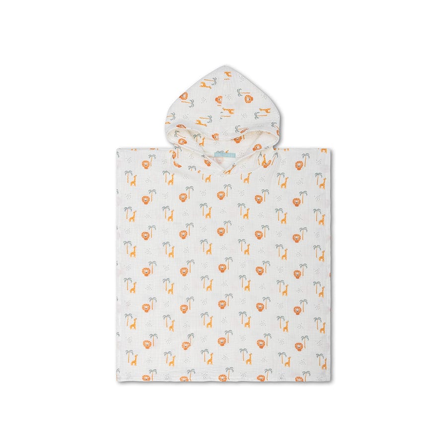 Jungle | multi-colored hydrophilic beach poncho 65 x 65 cm