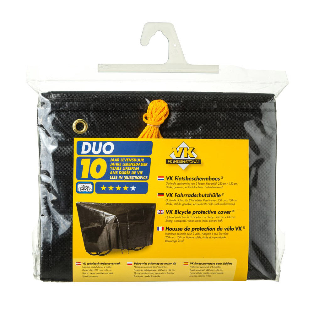VK Duo Bicycle Pajama Hoes Cover Black