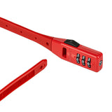 Kryptonite kabelslot code click lock combo rood