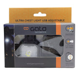 Outwet Ultra Chest Light USB Adjustable Black One Size