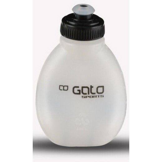 Outwet gato drinking bottles set 2 pieces 200ml black transparent