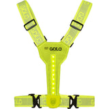 Outwet gato vest ultra led usb one size neon geel