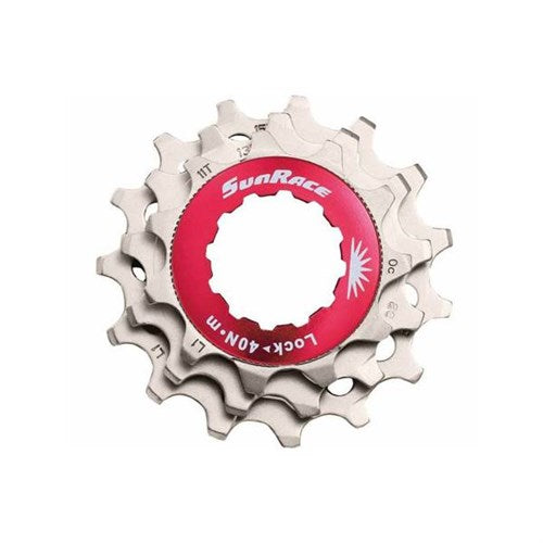 Poistný krúžok Shimano sunrace s ozubenými kolesami 10v 11 13 15t strieborný