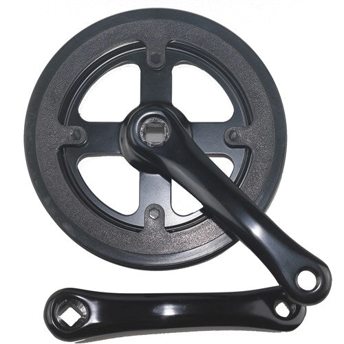 Lasco Crankset 32T 140mm Double protective edge Black