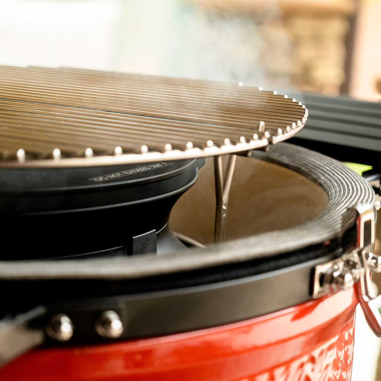 Kamado Joe Slōroller med rustfrit stål madlavningsstativ til I II