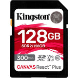 Kingston Canvas réagit plus 128 Go sdxc