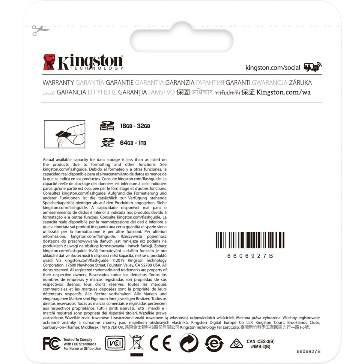 Kingston Canvas Select Plus SDXC 128 GB