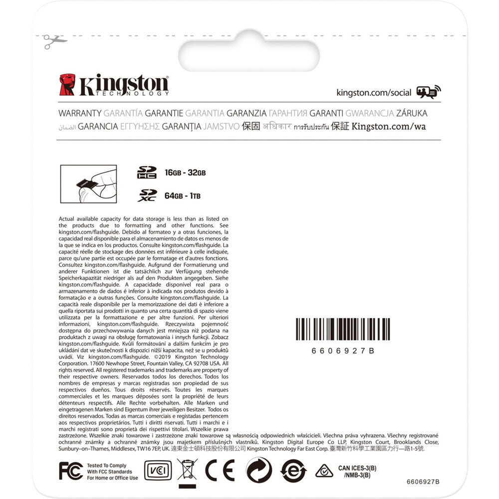 Kingston Canvas Select Plus SDXC 512 GB