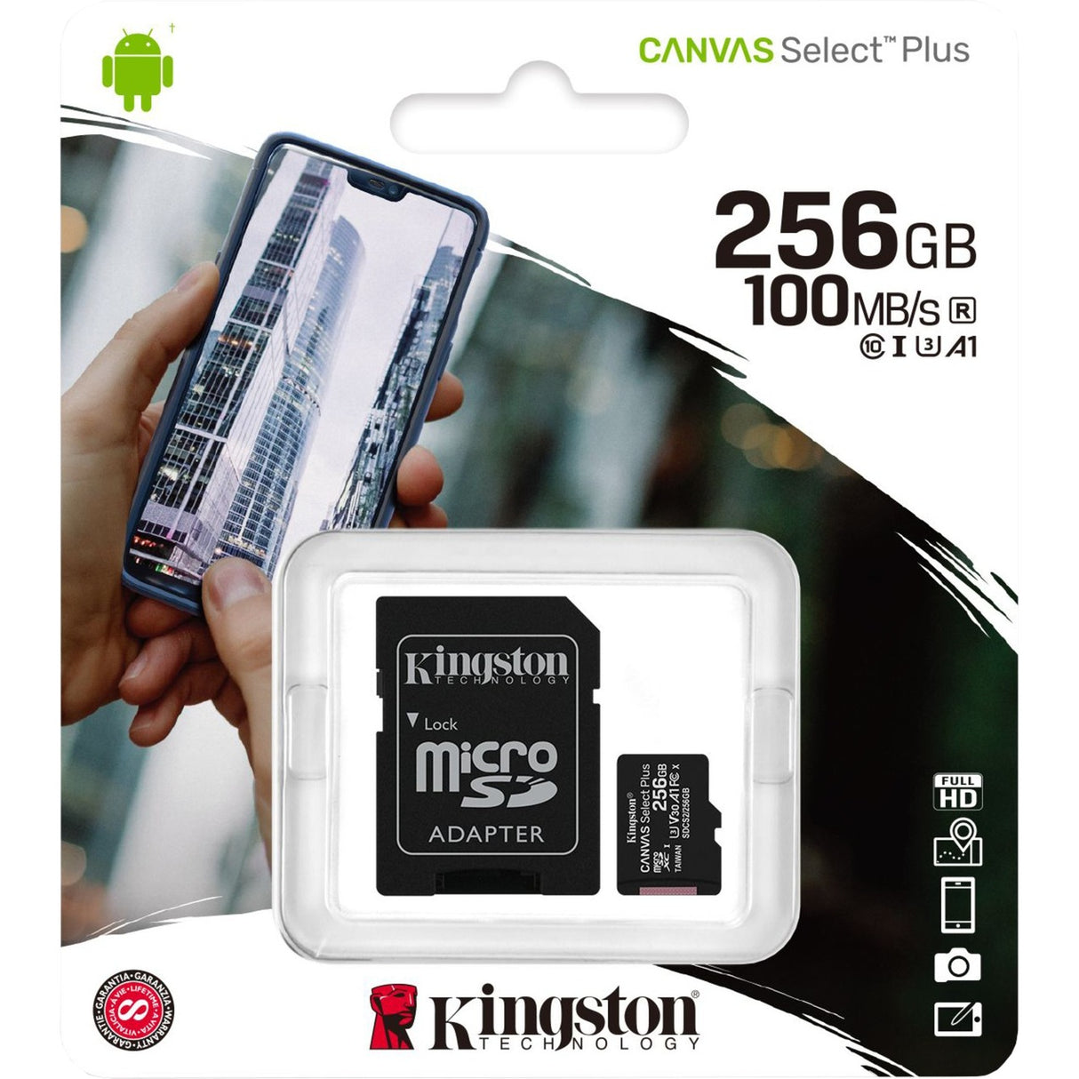 Kingston Canvas Select Plus MicroSD Card 256 GB