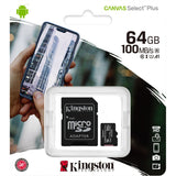 Kingston Canvas Select Plus MicroSD Card 64 GB