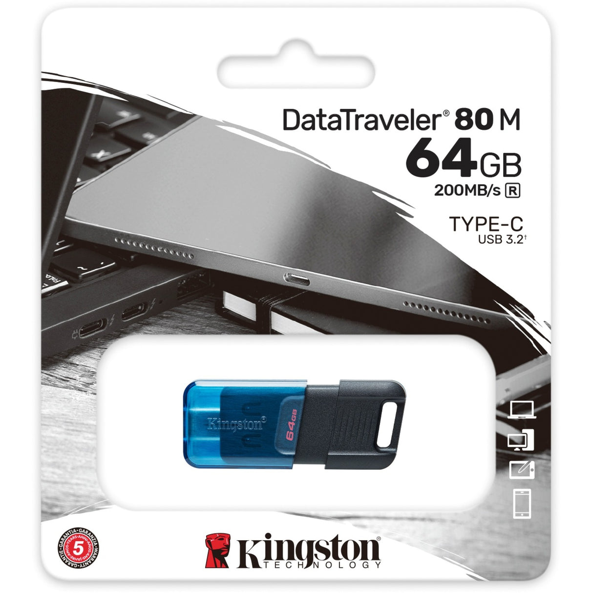Kingston DataTraveler 80 m 64 Go