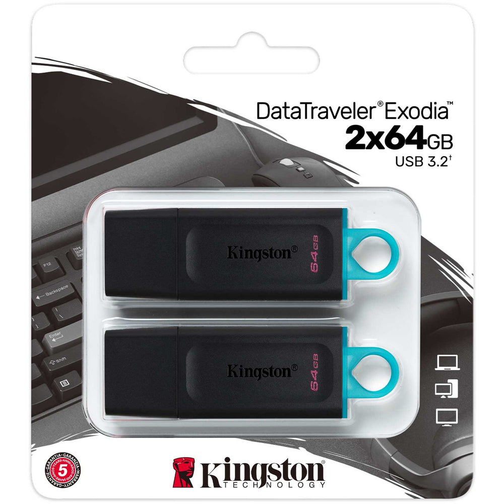 Kingston DataTraveler Exodia 64 GB 2 pack
