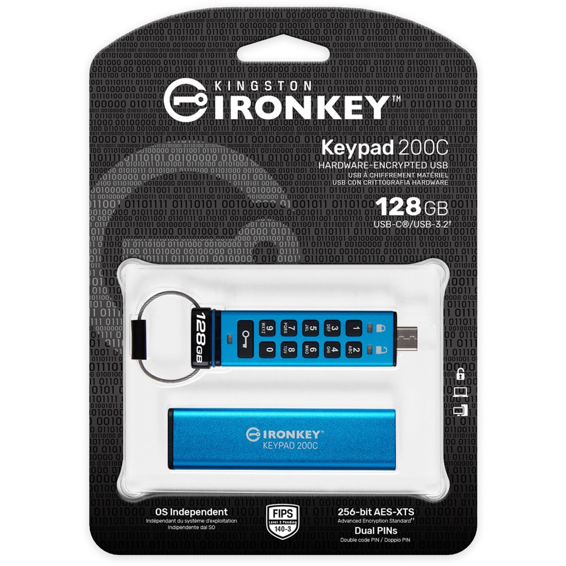 Kingston Ironkey Keypad 200 128 Go