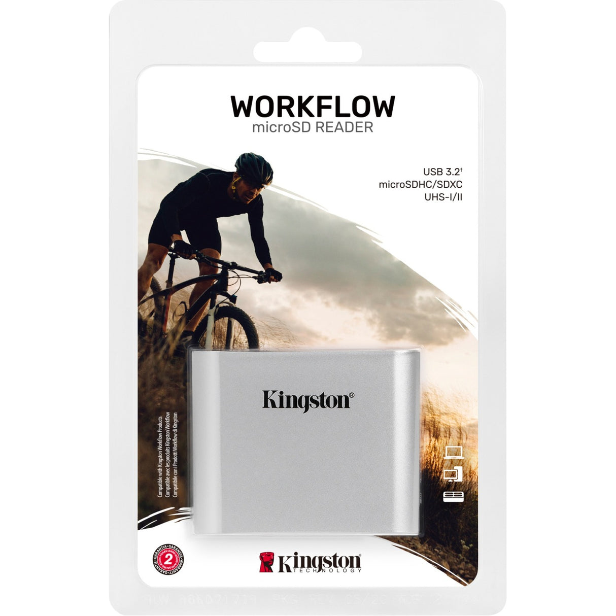 Lecteur microSD du flux de travail de Kingston