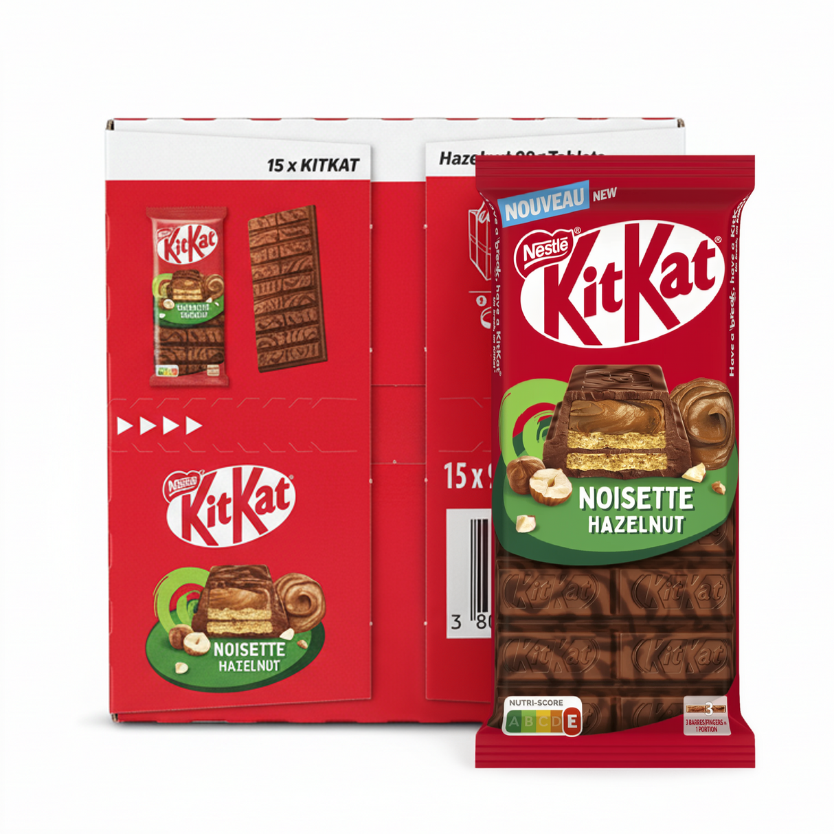 Kitkat tablett hasselnöt (15x 99g)