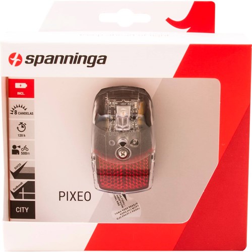 Spanninga pixeo xb bakljus fender batteri