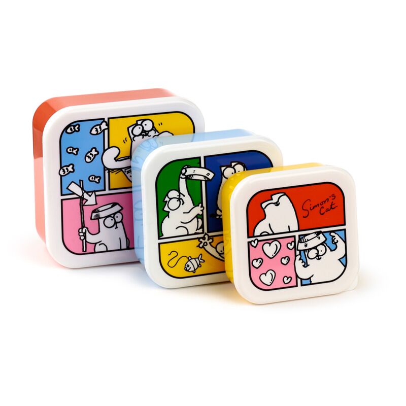 Set 3 Lunch Box M L XL - Simon's Cat 2024