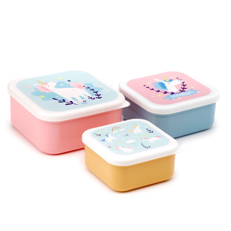 Set 3 obědové krabice s M l Unicorn Magic