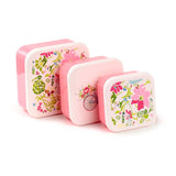 Set 3 Lunch Box M L XL - Julie Dodsworth Pink Botanical
