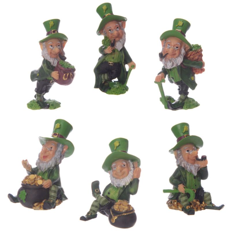 Irské miniaturní figurky skřítka pro štěstí