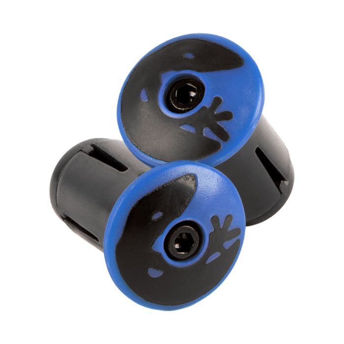 Lizard skins dsp bar tape plugs - cobalt