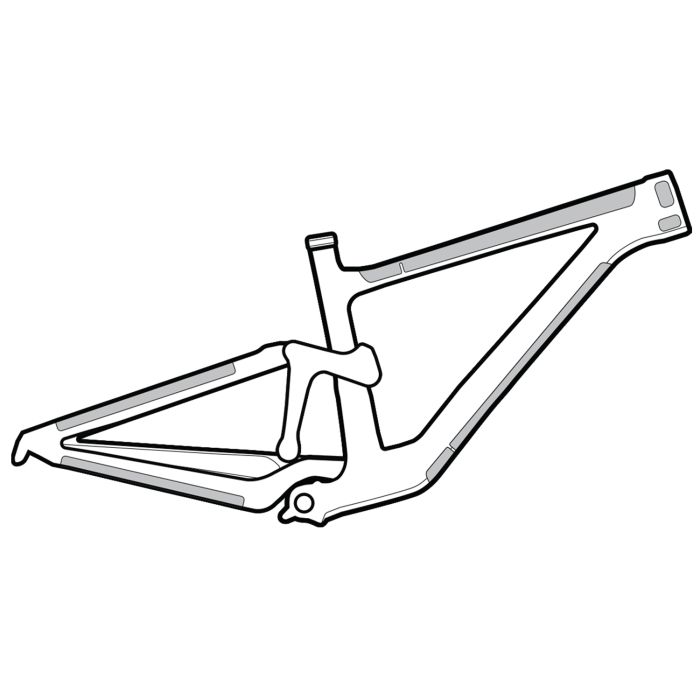 Lizard Skins Lizard Skins Zaščitni film Transparent Frame Kit