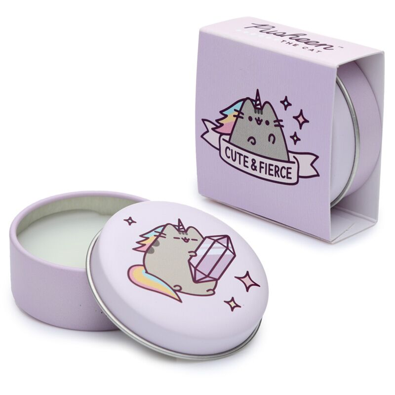 Pusheen kat pusheenicorn lipbalsem in blik