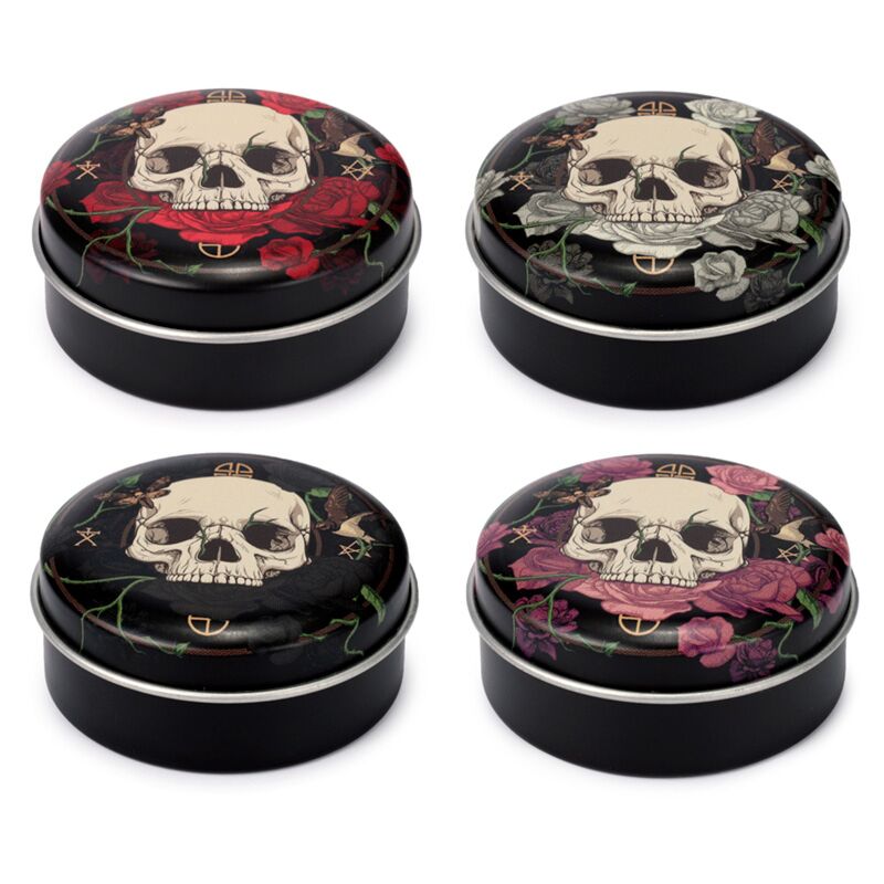 Schedel roses lip balm in can