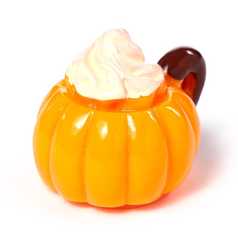 Pumpkin spiced latte lip balm flip open