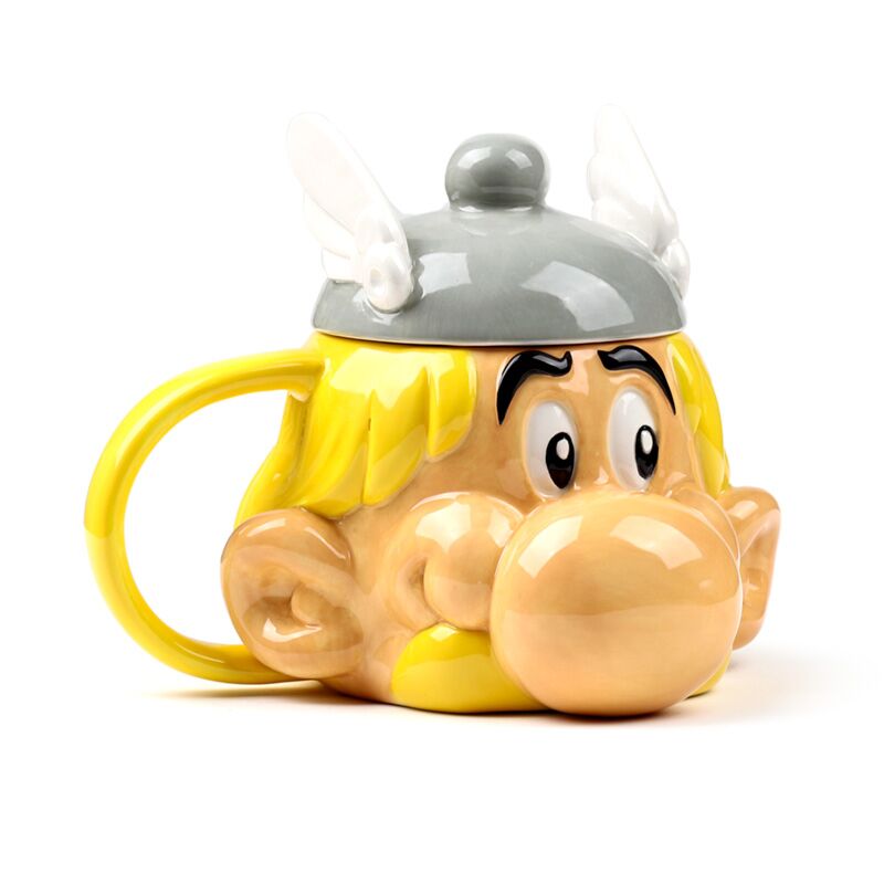 Taza de cerámica formada por tapa