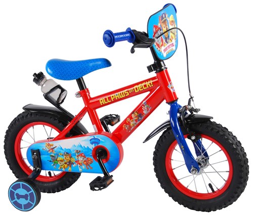 Dětské kolo PAW Patrol - Boys - 12 palců - červená modrá