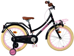 Excelente bicicleta infantil Volare - meninas - 18 polegadas - preta - 95% montada