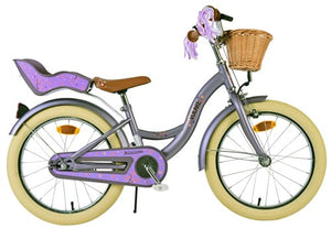 Bicicleta infantil Volare flower - meninas - 18 polegadas - roxa