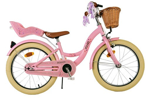 Volare Blossom children's bicycle - girls - 18 inch - pink