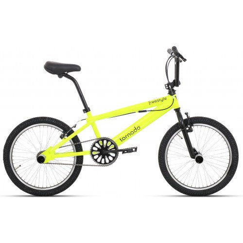 Tornado 20 inch freestyle bike neon yellow 200034
