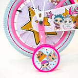 Lol Überraschung Kinderfahrrad - Mädchen - 16 Zoll - Pink - Zwei Handbremsen