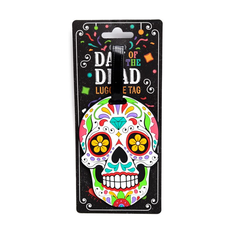 Dia de los muertos pvc kuffert etiket