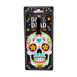 Dia de los muertos pvc kuffert etiket