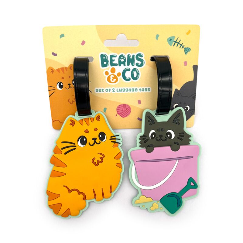 Beans Co Cats PVC Legal Label Set på 2